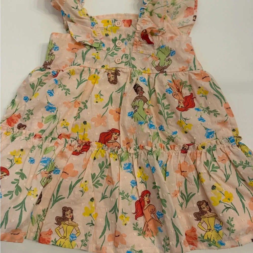 Disney princess Ruffle Sleeve Dress size 2T - Picture 4 of 5